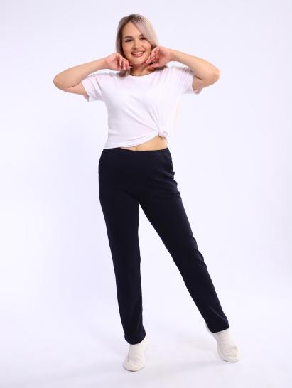 Брюки с карманами, интерлок (01034, темно-синий) - фото 17