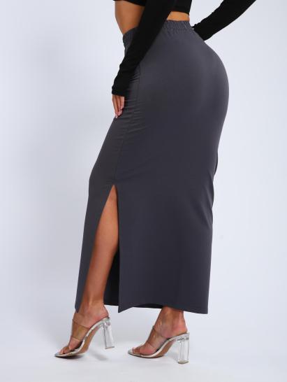 Юбка, футер (01056, серый макси) - фото 3