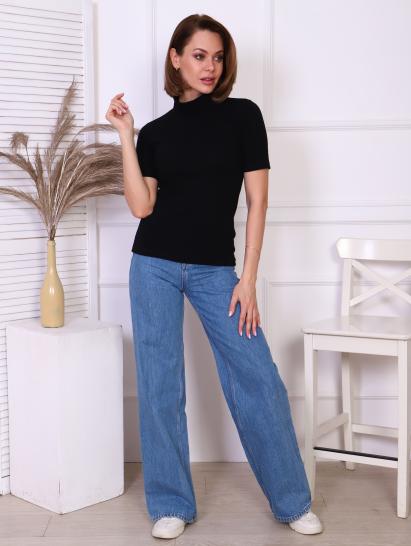 Водолазка женская, рибана с лайкрой (00837, черный) - фото 15