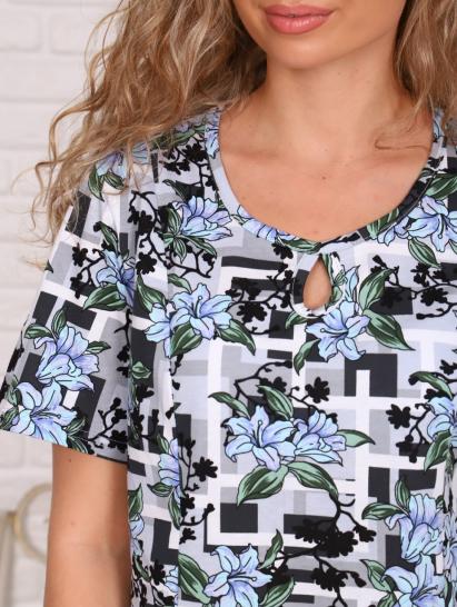 Футболка женская с карманами, голубой (820-10) - фото 2