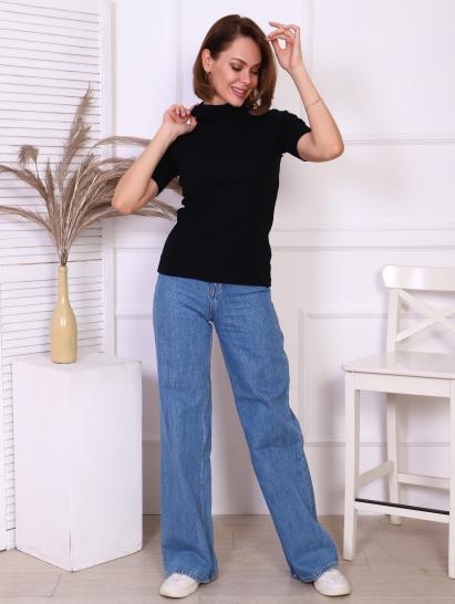 Водолазка женская, рибана с лайкрой (00837, черный) - фото 12