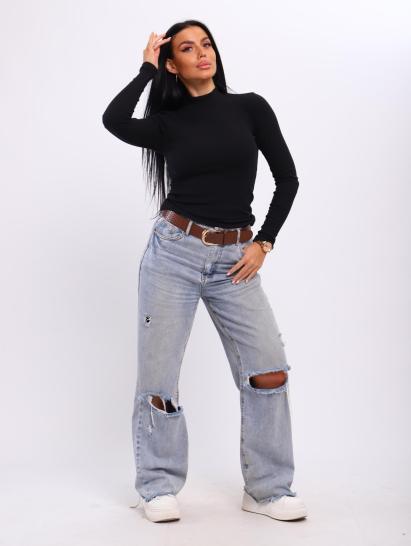 Водолазка женская, рибана (01044, черный) - фото 15