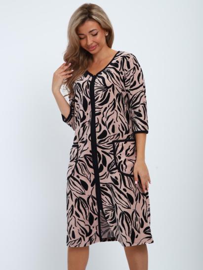 Халат велюровый на молнии (00941, капучино) - фото 7