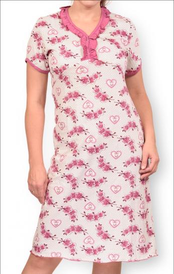 Сорочка двойного крашения с рюшей (235-9) - фото 2