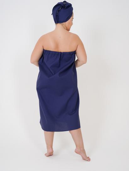 Килт для бани женский синий - фото 3