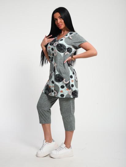 Костюм с бриджами (01072, зеленый) - фото 12