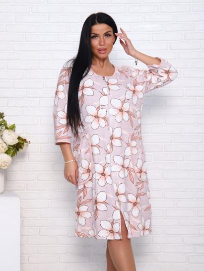 Халат махровый на молнии, бежевый (942-6) - фото 4