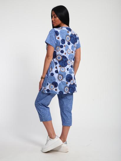 Костюм с бриджами (01072, голубой) - фото 11