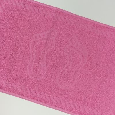 Полотенце махровое Ножки розовый - фото 1
