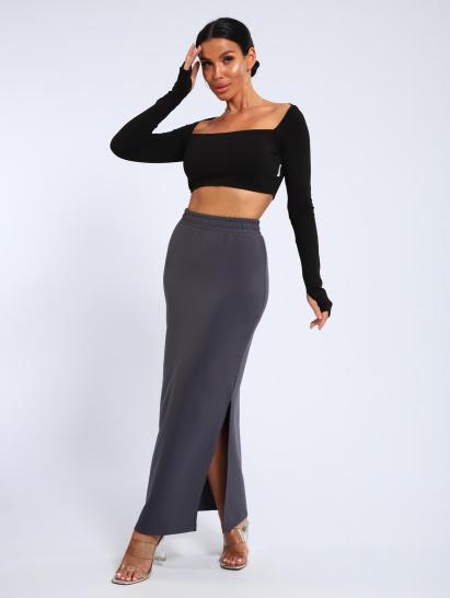 Юбка, футер (01056, серый макси) - фото 15