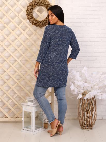 Туника, джерси мулине (00948, синий) - фото 6