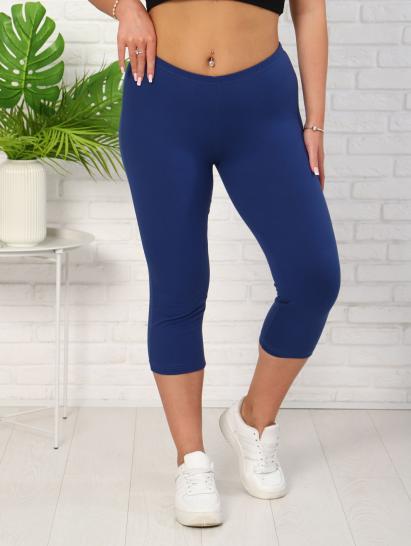Бриджи, кулирка с лайкрой, василек (927-5) - фото 11