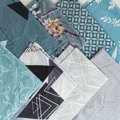 Лоскут для рукоделия, х/б ткани размером от 50 см 1600 гр - фото 3