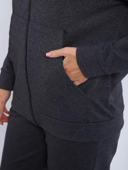 Костюм с брюками, футер с лайкрой 2-х нитка (00907, серый) - фото 10