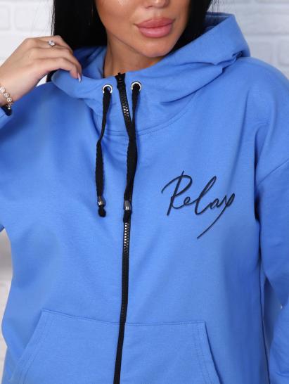 Костюм с брюками, футер с лайкрой 2-х нитка, голубой (907-12) - фото 3