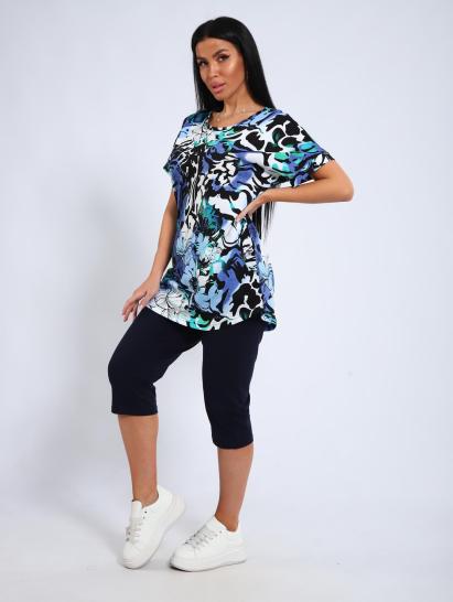 Костюм с бриджами (01050, синий) - фото 13