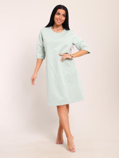 Сорочка теплая, футер с начесом (01035, мятный) - фото 1