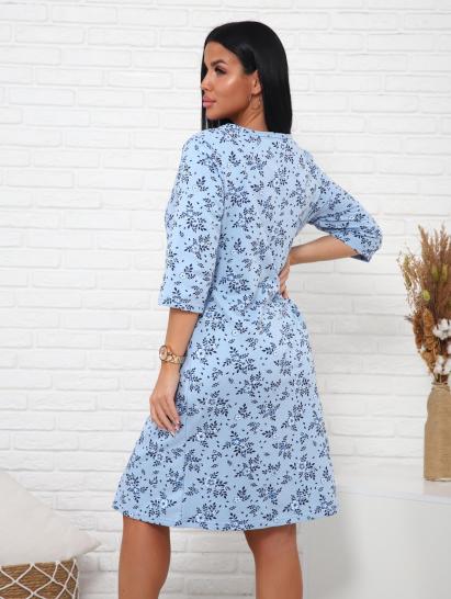 Сорочка теплая, футер с начесом (01035, синий) - фото 8