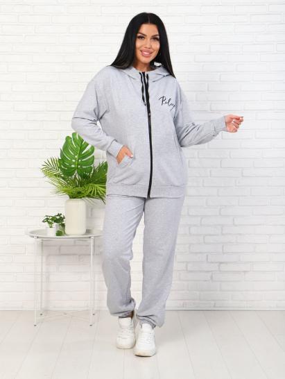 Костюм с брюками, футер с лайкрой 2-х нитка, меланж (907-5) - фото 18