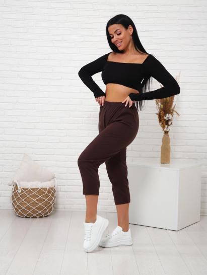 Бриджи трикотажные (01037, коричневый) - фото 10