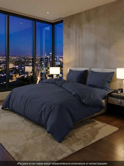 Комплект постельного белья Шпинель антрацит страйп-сатин - фото 3