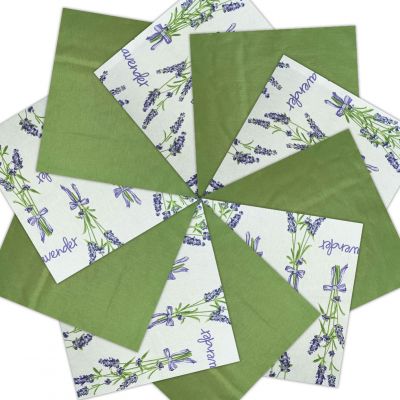 Набор лоскута Лавандовый букет (10 лоскутов 30*30 см) - фото 2 Набор лоскута Лавандовый букет (10 лоскутов 30*30 см) - фото 2