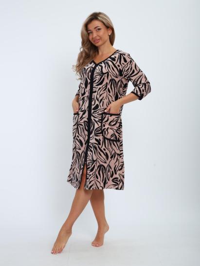 Халат велюровый на молнии (00941, капучино) - фото 17