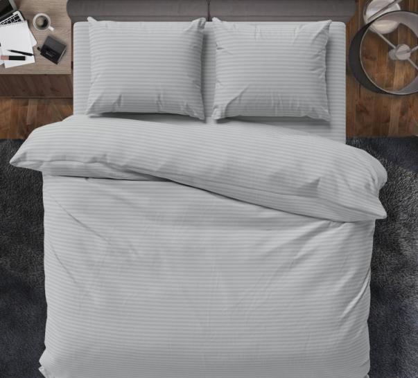 Наволочка Страйп кварц поплин - фото 1