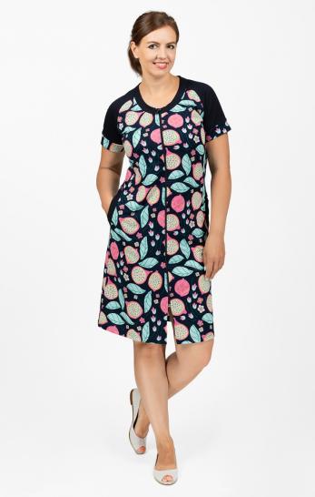 Халат на молнии с карманами (650-2) - фото 1