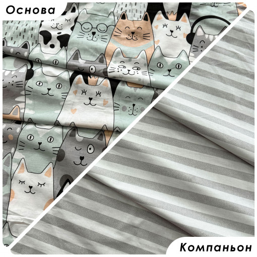 Комплект постельного белья Котико бязь - фото 2