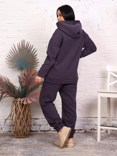 Брюки, футер с начесом 3-х нитка (01043, антрацитовый) - фото 4