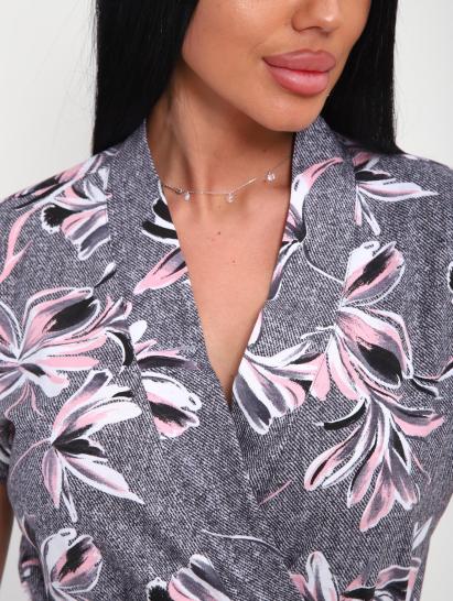 Халат женский запашной (01069, серый) - фото 9