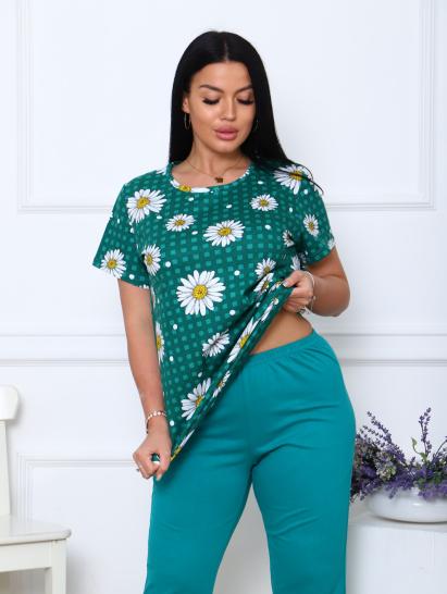 Костюм с бриджами, зеленый клетка (891-2) - фото 3