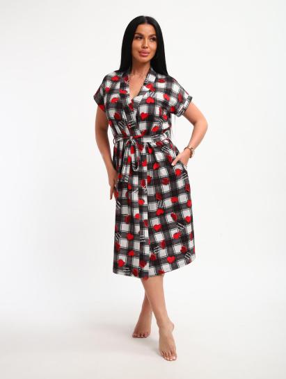 Пеньюар с сорочкой (01068, черный) - фото 19