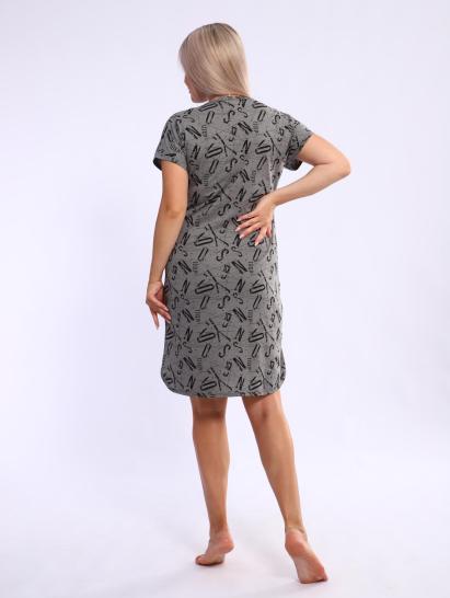 Халат женский на молнии с карманами (01053, серый) - фото 8