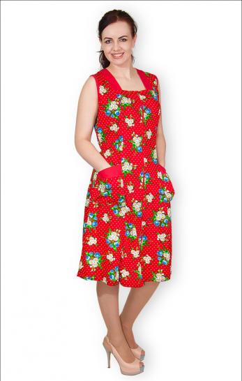 Сарафан на молнии с карманами (144-6) - фото 2