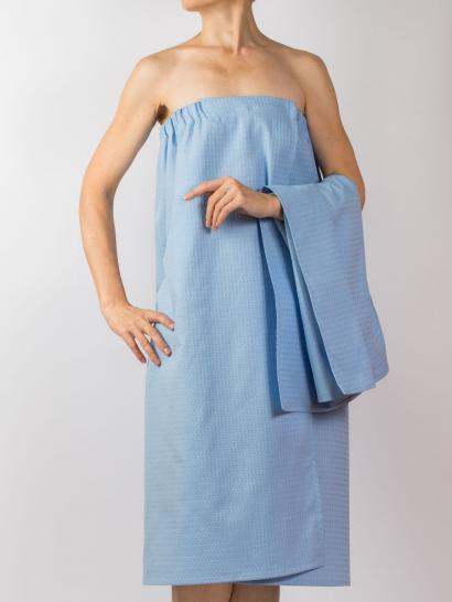 Килт для бани женский голубой - фото 1