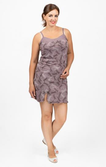 Сорочка на бретелях, двойного крашения (506-8) - фото 1