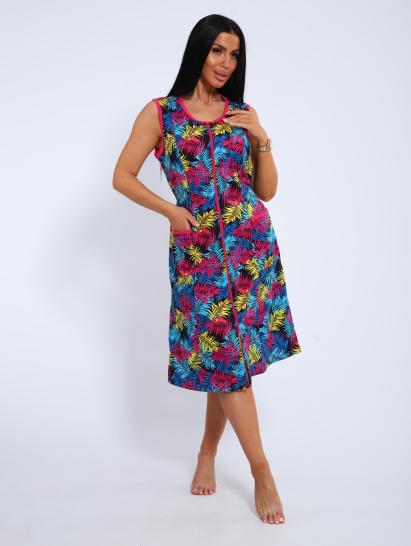 Халат на молнии с карманами (00993, разноцветный) - фото 13