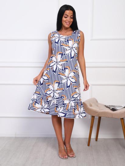 Сарафан с карманами (00977, синий) - фото 12