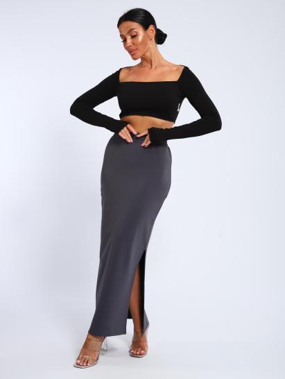 Юбка, футер (01056, серый макси) - фото 14