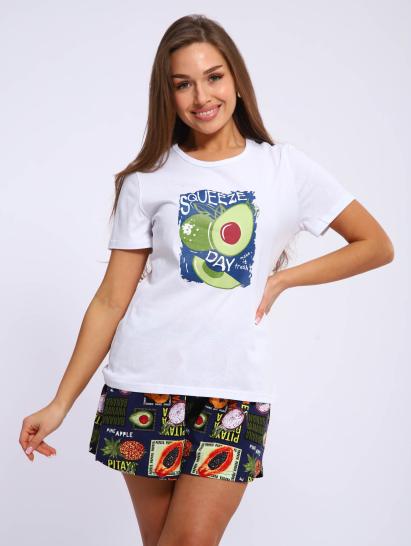 №095 Костюм с шортами Костюм женский Зеленый - фото 3