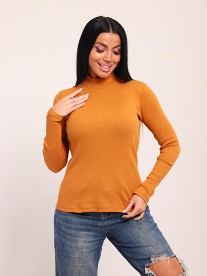 Водолазка женская, рибана (01044, горчица) - фото 2