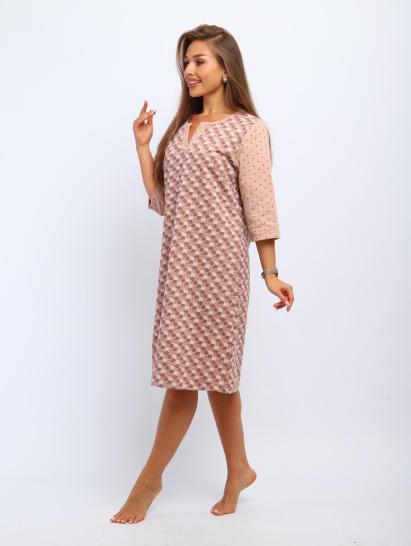 Сорочка теплая, футер с начесом (01060, бежевый) - фото 12