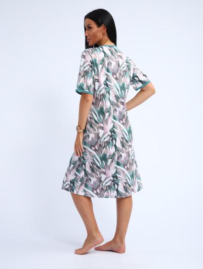 Халат женский на молнии с карманами (01057, зеленый) - фото 8