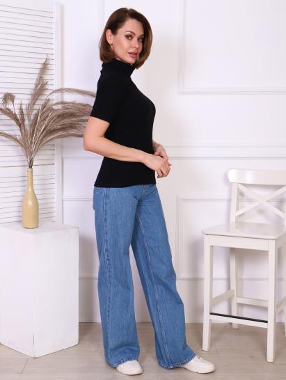 Водолазка женская, рибана с лайкрой (00837, черный) - фото 10