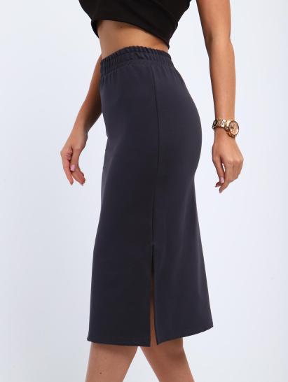 Юбка, футер (01056, серый миди) - фото 6