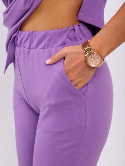 Костюм с брюками, футер с лайкрой (01048, лиловый) - фото 18