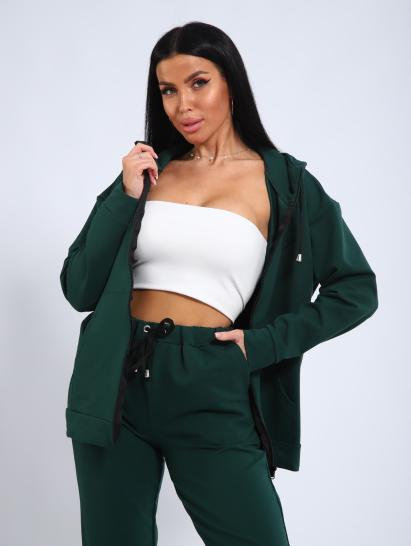 Костюм с брюками, футер с лайкрой 2-х нитка (00907, зеленый) - фото 19