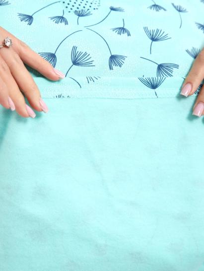 Пижама с брюками футер с начёсом (01059, бирюзовый) - фото 20